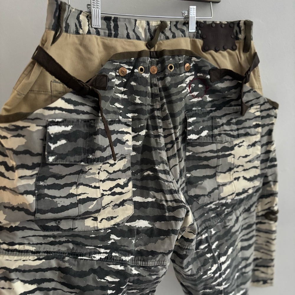 Sabit Men’s Camouflage Cargo Shorts Size 38 - Picture 3 of 12